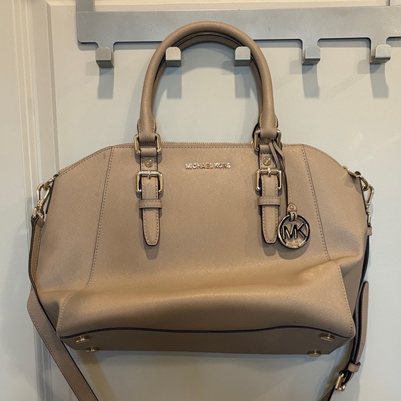 Michael Kors Beige Satchel Bag - Picture 1 of 8
